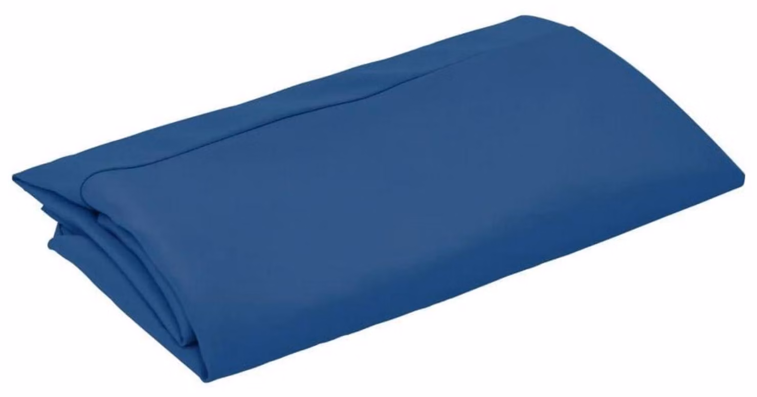 Copertura di ricambio per ombrellone da giardino, colore azzurro, 300 cm, in poliestere, resistente ai raggi UV