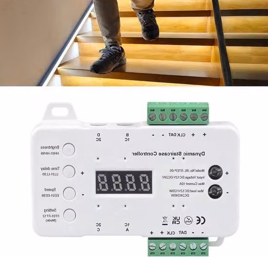 Set di illuminazione a LED con sensori di movimento per interni e hotel - Controller B con 2 sensori