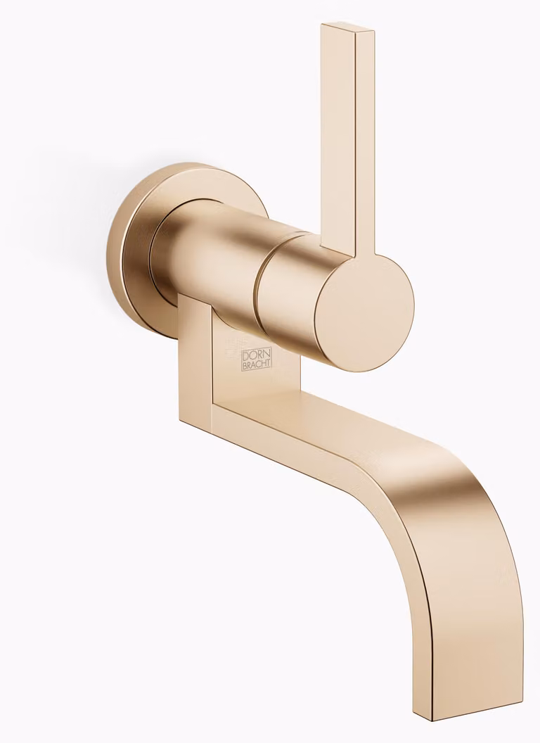 Dornbracht MEM Mitigeur monocommandé mural pour lavabos sans vidage, saillie 185mm, 36805782-46, 36805782-46