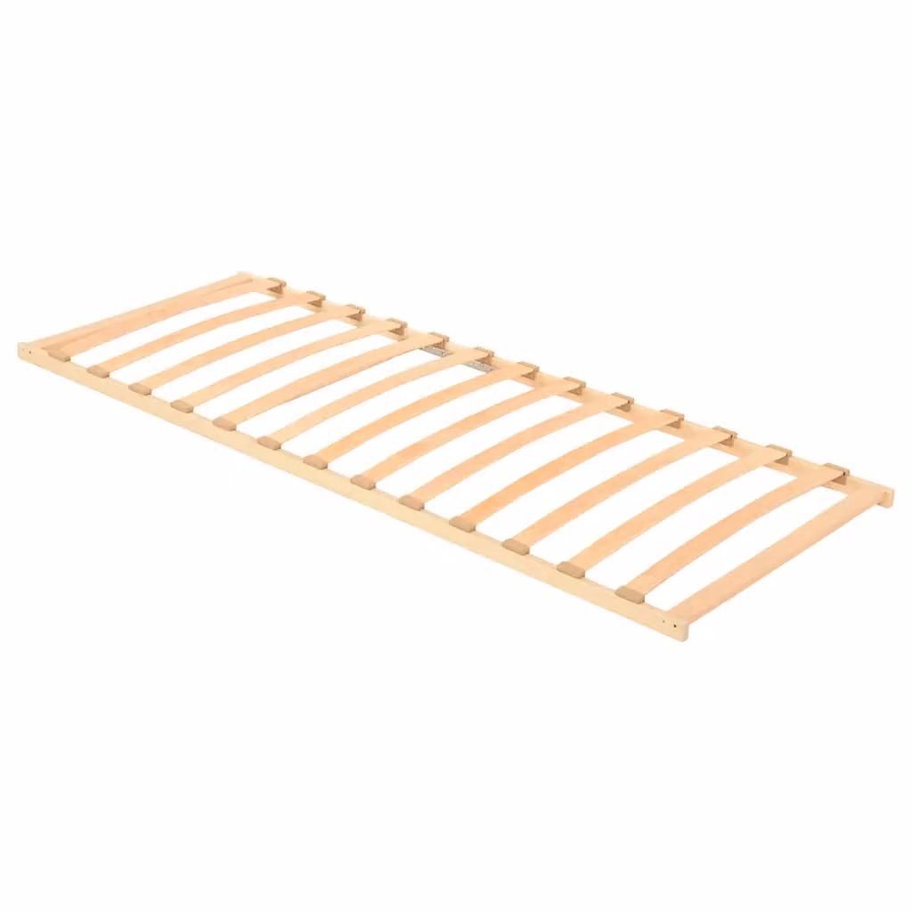 Rete a doghe rigida vidaXL con 13 doghe in legno di faggio e betulla L: 200 cm, L: 80 cm