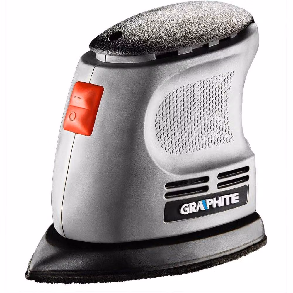 Levigatrice orbitale a delta GRAPHITE 105W, base 140 x 140 x 97 mm