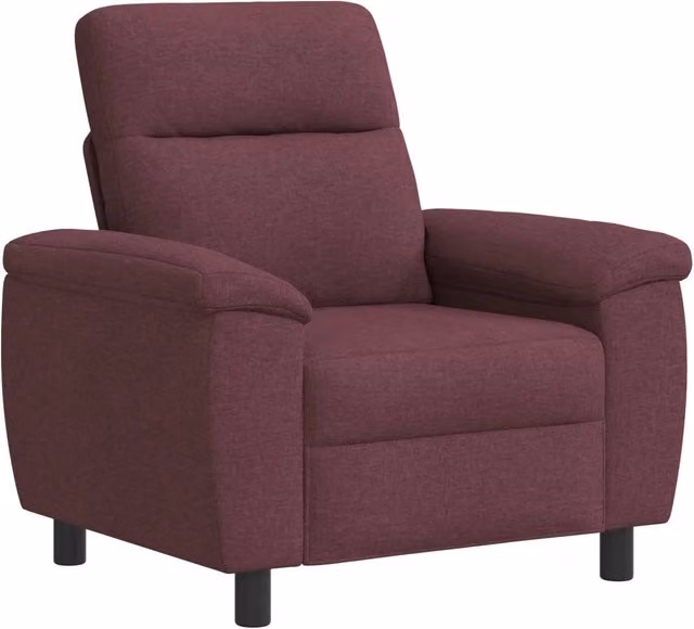 Divano moderno viola vidaXL L/P/H: 95 x 90 x 95 cm