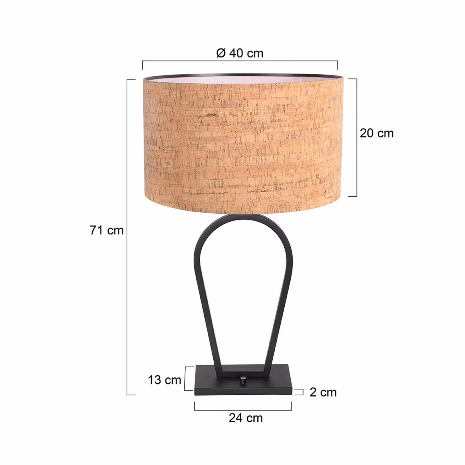 Steinhauer Lampada da tavolo Stang, dimmerabile, Nero, Soggiorno / Sala da pranzo, Metallo, Moderno, Lampada da tavolo