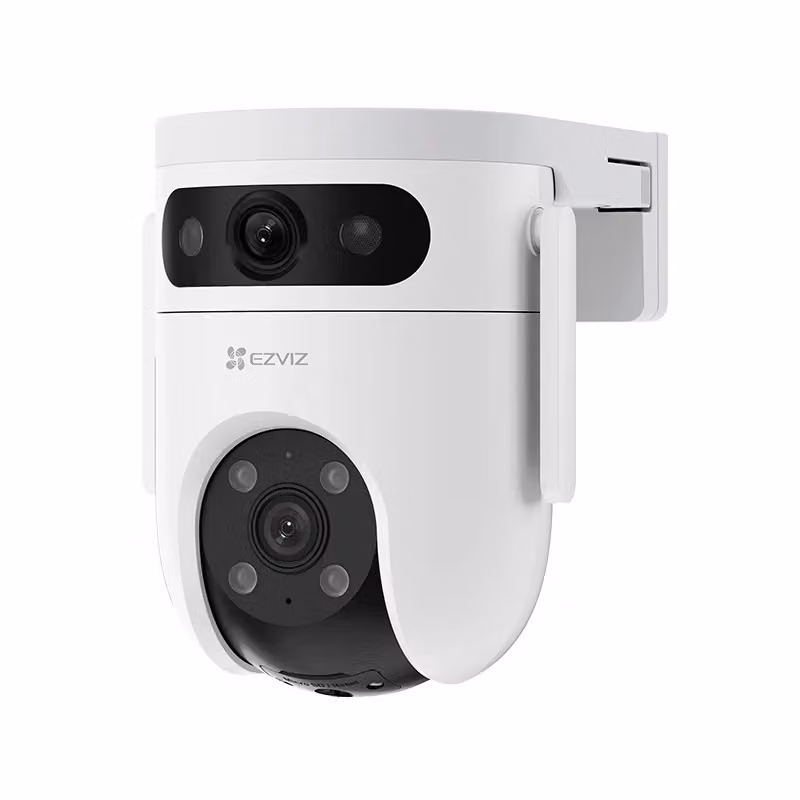 Videocamera di sorveglianza esterna Ezviz H9c Dual 3K con connettività Wi-Fi e Ethernet, colore bianco – 3