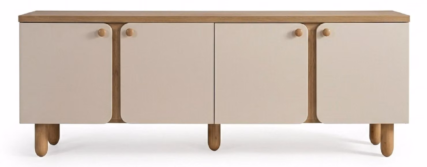 Credenza moderna dal design elegante e con pratici spazi contenitivi