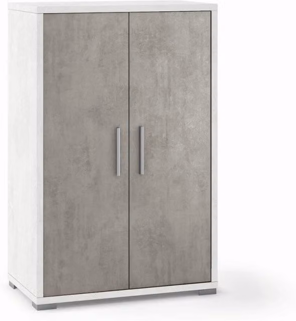 Mobile 2 Ante Kit Ossido Bianco cm 71x41x110h - Sarmog