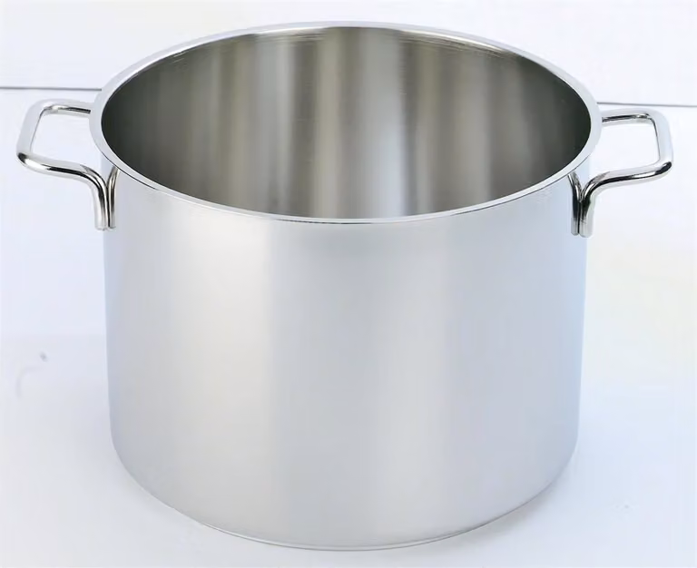 Casseruola alta in acciao inox per induzione, linea Apollo, diam. 30cm