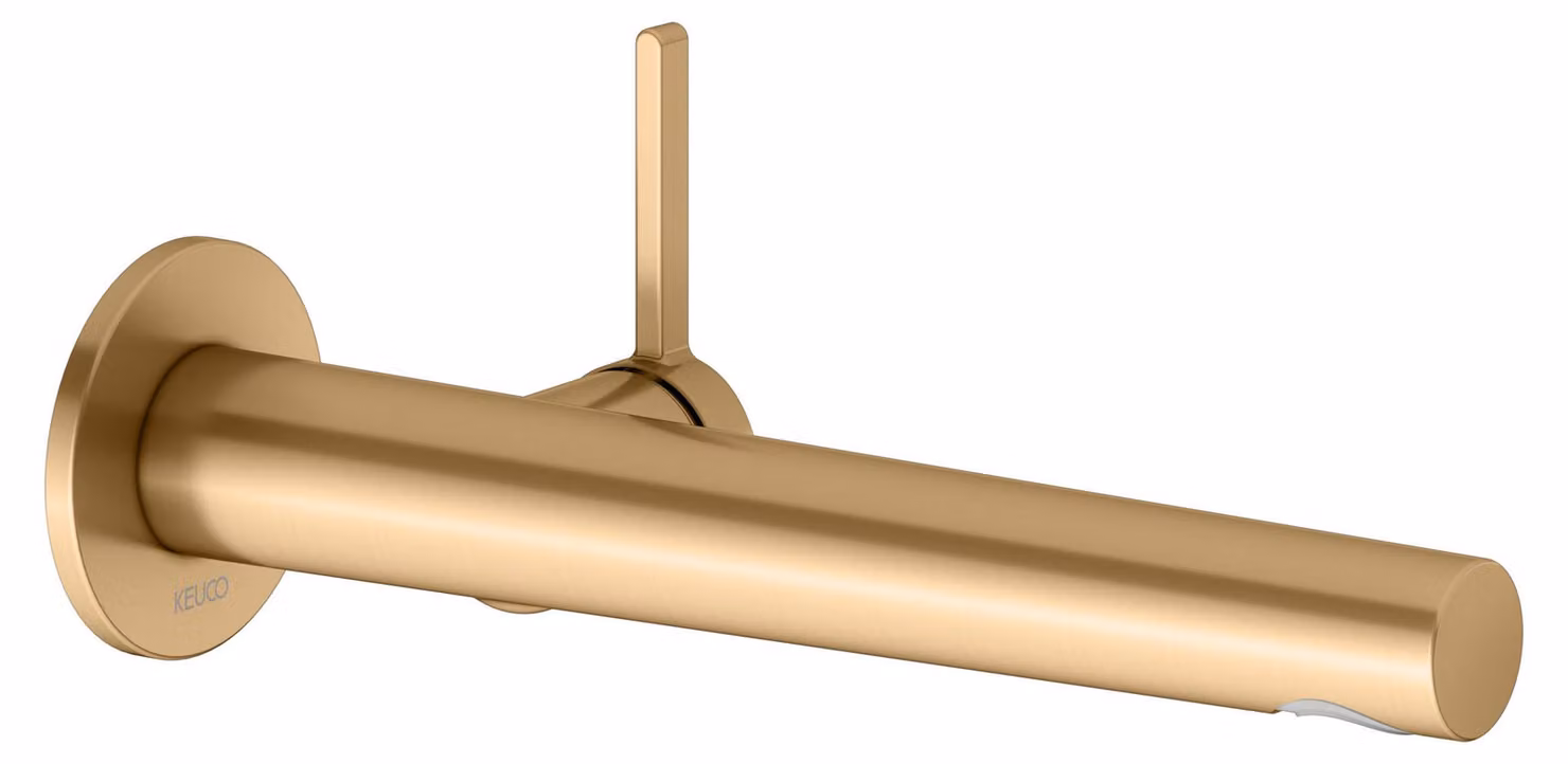 KEUCO EDITION 400 Mitigeur monocommandé pour lavabo, encastré pour montage mural, saillie 243mm, 51516252101, 51516252101