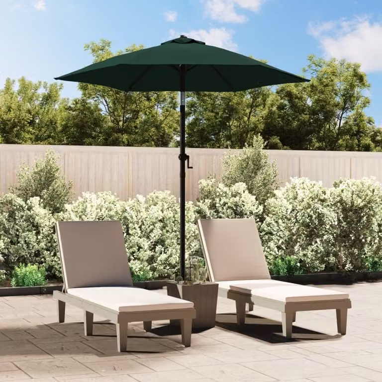 Maison Exclusive - Ombrellone verde, dimensioni 200 x 224 cm, struttura in alluminio