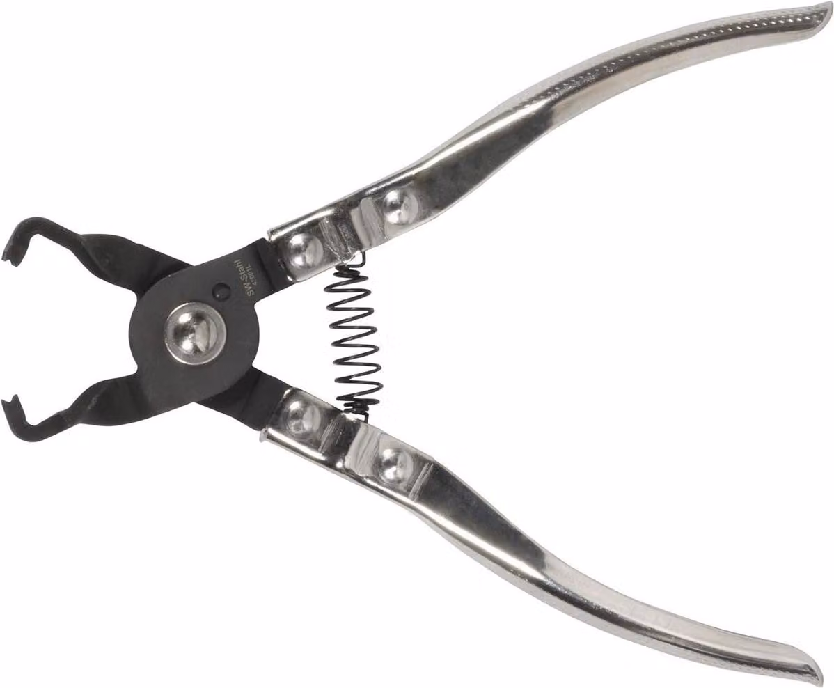 SW-Stahl 45001L Pinza per fascette a molla 192 mm I Pinza per fascette per autoveicoli per fascette a molla con tre estremità I Pinza per fascette a molla senza impugnatura I Pinza per smontaggio e montaggio di fascette a molla
