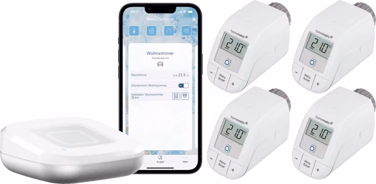 HOMEMATIC IP starter set riscaldamento per 4 radiatori