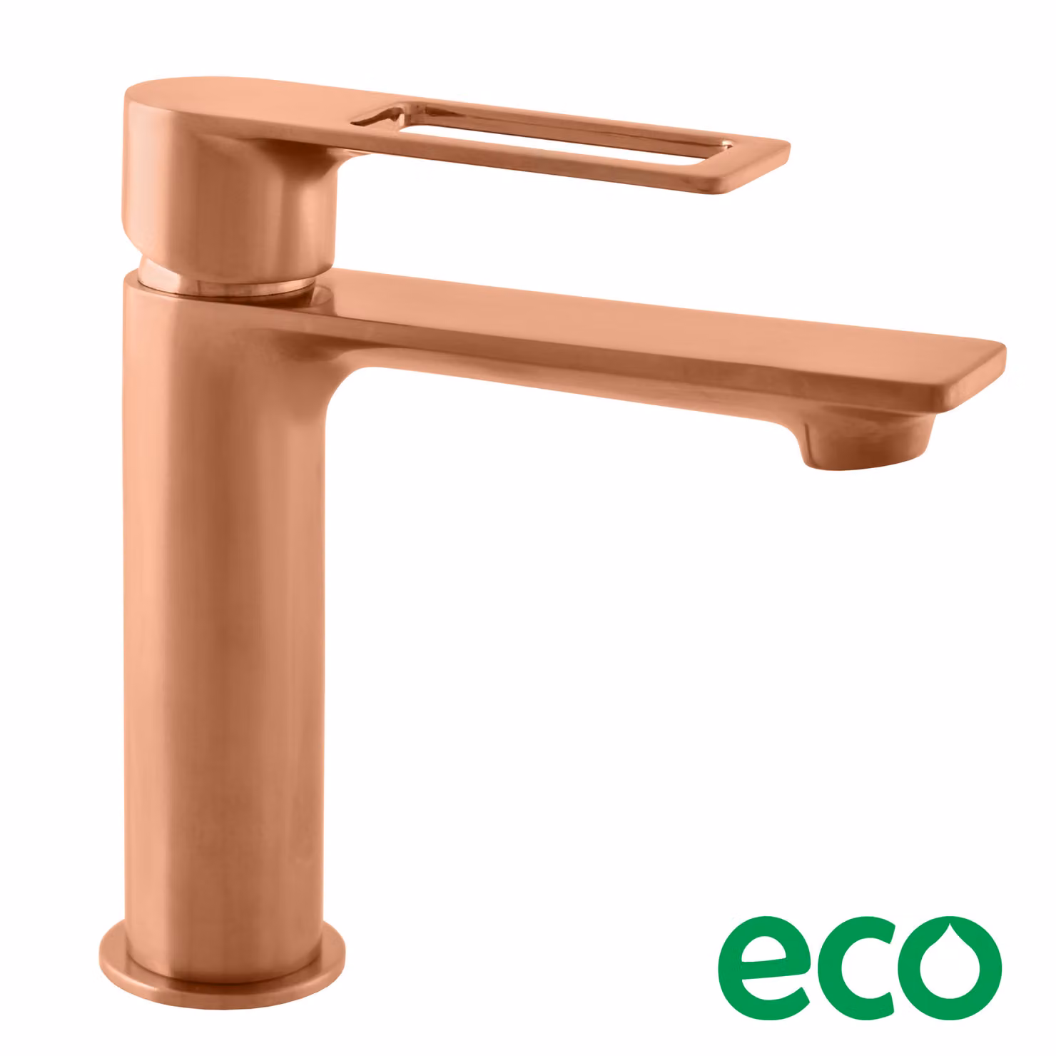 Slezák-RAV Miscelatore per lavabo NIL - rosa dorato - spazzolato, Colore: ROSA ORO - spazzolato , Finitura superficiale: PVD, Dimensione: 1/2''
