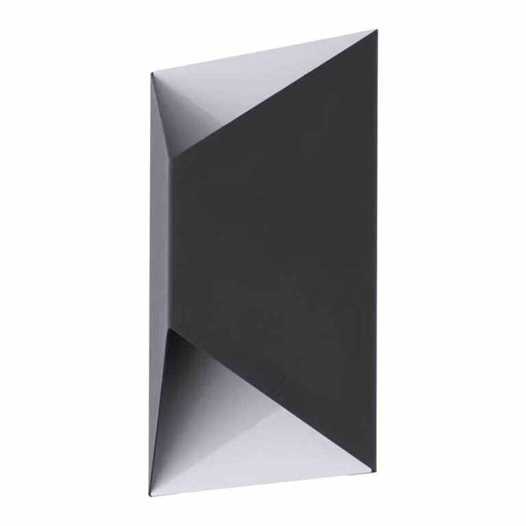 Applique Esterno Moderna Predazzo Metallo Bianco Led