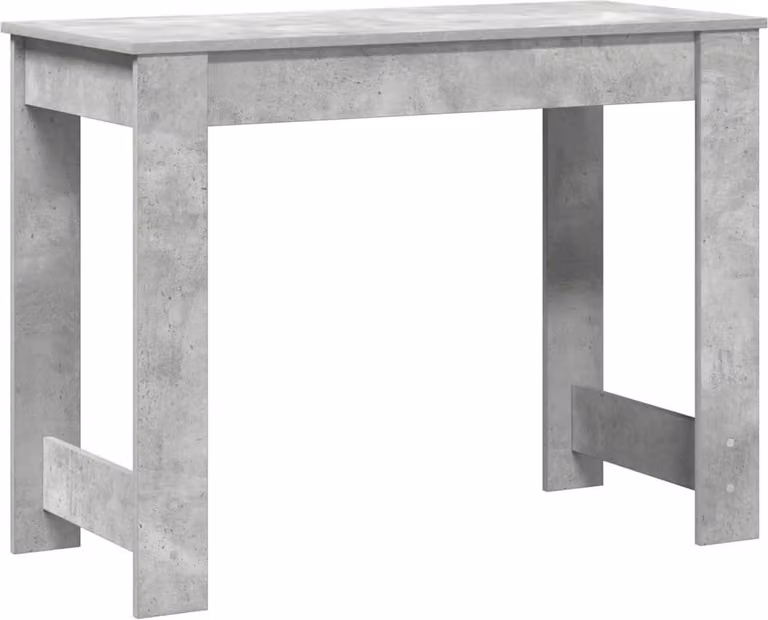 Scrivania Grigio Cemento 100x45x75 cm in Legno Multistrato