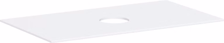 hansgrohe Xevolos E Console 980/550 avec découpe au centre pour lavabo à poser sans trou de robinetterie, 54329700, 54329700