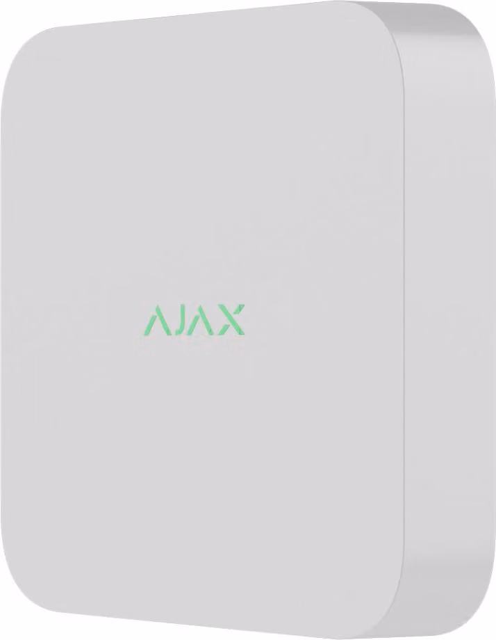 Registratore CC Ajax 4K NVR per 16 telecamere IP, bianco (HAN 127058)