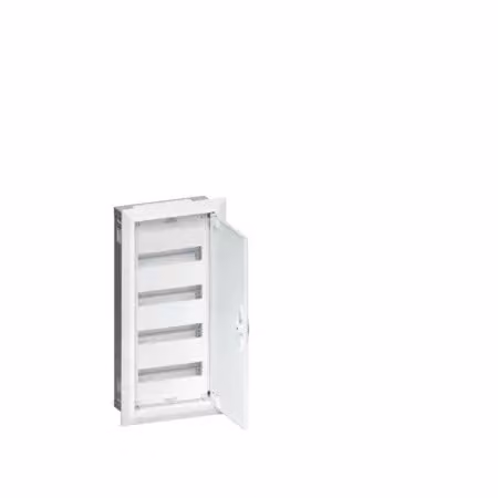 Distributore da campo Hager da incasso, 1x4 file con FWU41A universale