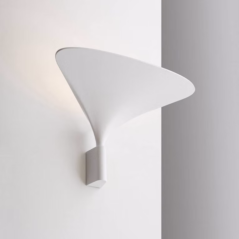 Rotaliana Applique da parete Sunset W0, dimmerabile, Bianco / Opale, Soggiorno / Sala da pranzo, Alluminio, Design, Applique