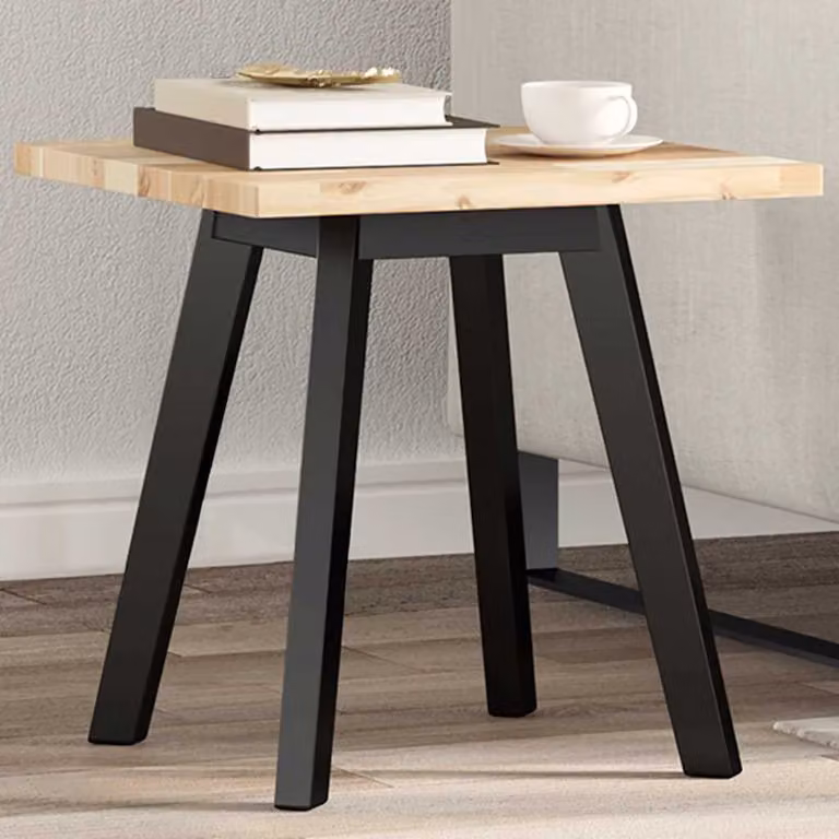 vidaXL Piano Tavolo Quadrato 40x40x2 cm in Legno Massello di Acacia
