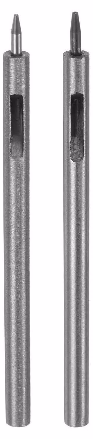 Set di due punte Lochstanzer, acciaio legato, 1 mm / 0,8 mm Punzone circolare per pelle, carta e plastica