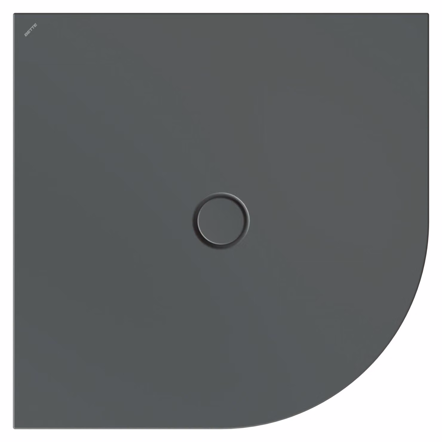 BetteFloor Corner receveurs de douche quart de cercle avec BetteGlasur Plus, 1000x1000mm, 5451-403PLUS, 5451-403PLUS
