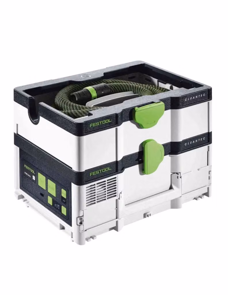 Aspiratore Festool CTLC SYS HPC 4.0 I-Plus bianco con 4 batterie da 4,0 Ah, TCL6 DUO e SYS3 M 187 – 2