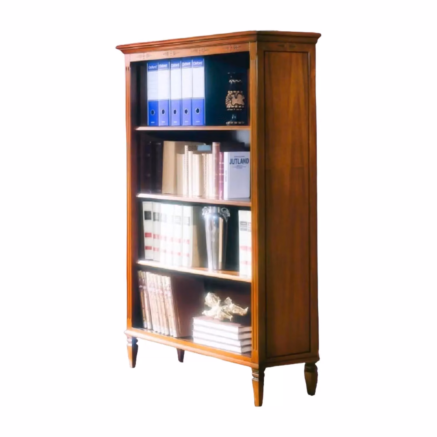 Libreria classica Mobili 2G con ripiani in legno finitura bassano beige e marrone L: 100 cm, P: 41 cm, H: 175 cm – 2