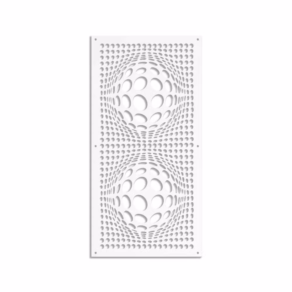 Pannello in PVC traforato Signorbit parasole colore bianco L: 98 cm, H: 198 cm – 2