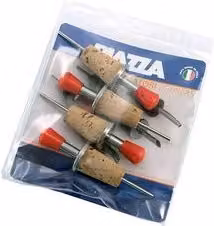Beccucci versatori con chiusura plastica 4 pz Acciaio 0500004