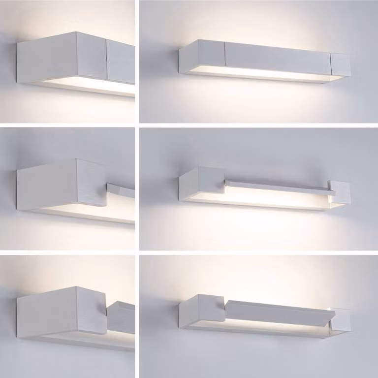 Paulmann Applique da parete a LED Lucille, dimmerabile, Bianco / Opale, Bagno, Alluminio, Moderno, Applique a LED