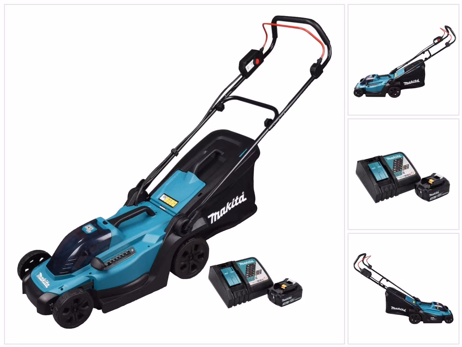 Rasaerba a batteria Makita DLM 330 RF 18 V 33 cm 30 l + 1x batteria 3,0 Ah + caricabatterie