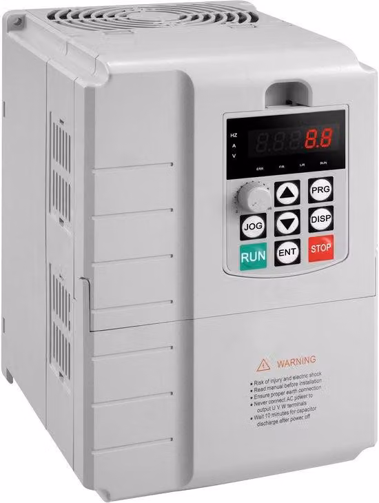 Convertitore di frequenza, VFD da 7,5 kW, 34 A, 10 HP, per motori a corrente alternata trifase