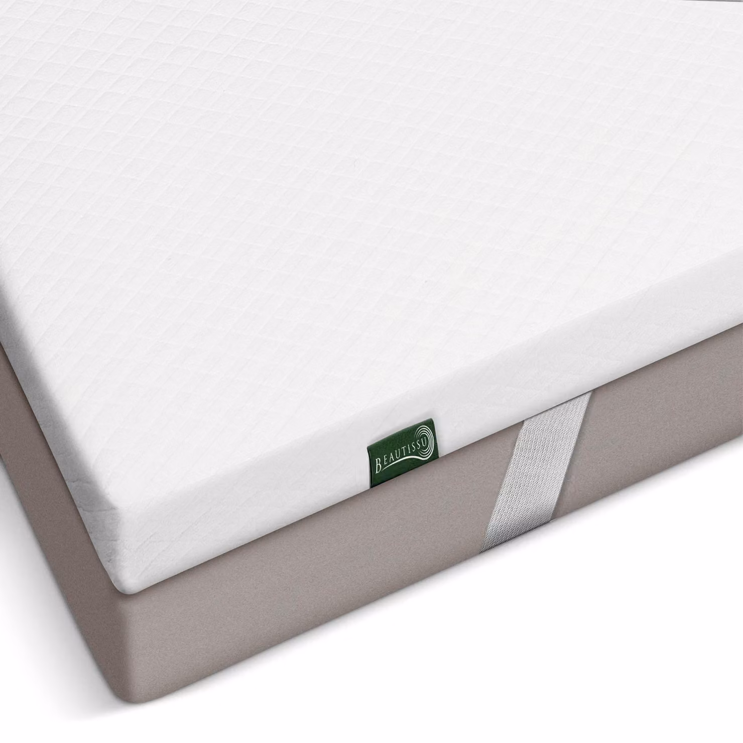 Beautissu Topper Gel Coprimaterasso 140x200cm per materassi boxspring
