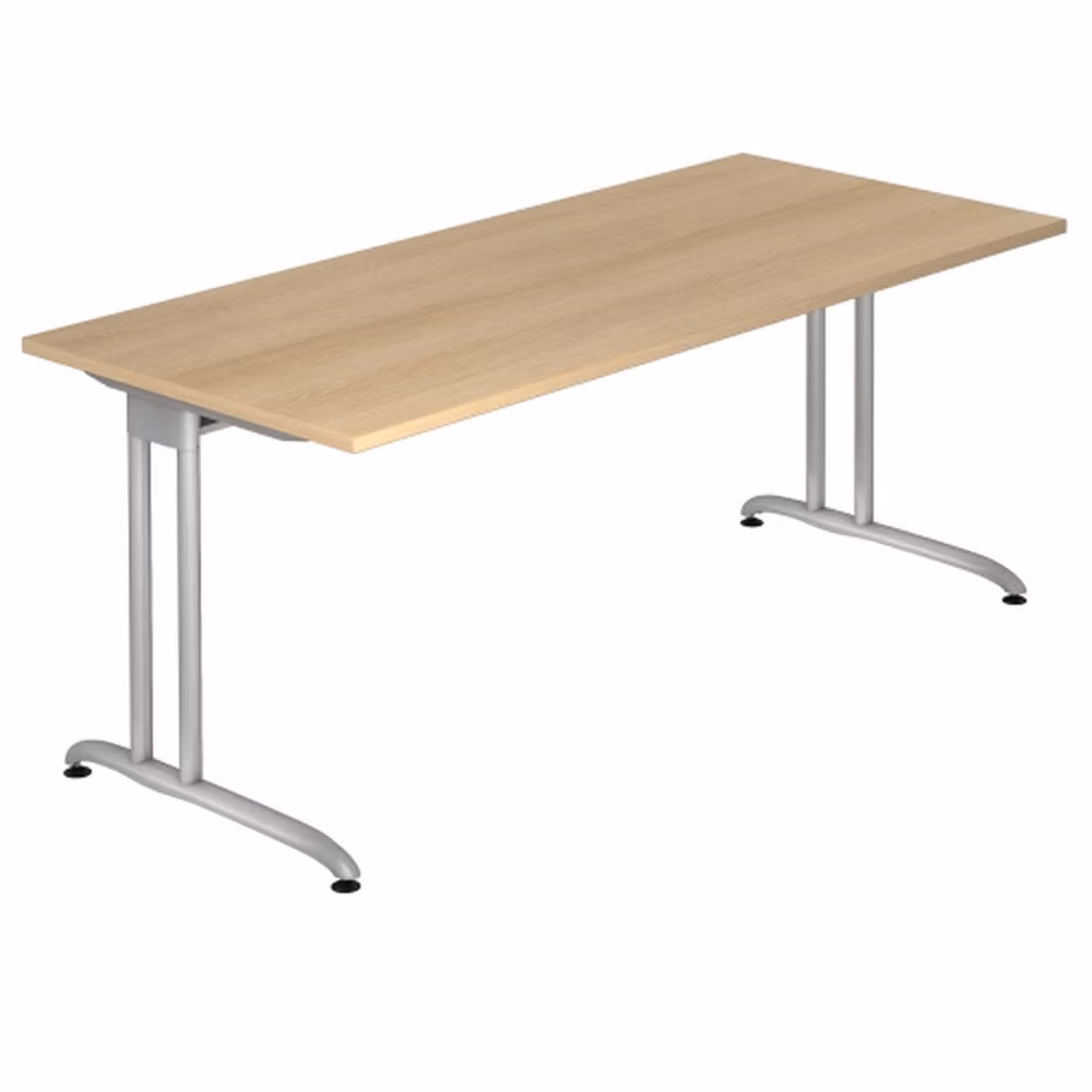 HAMMERBACHER BS19 Schreibtisch eiche rechteckig