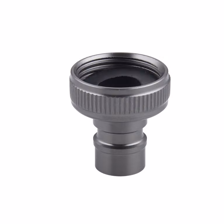 INF Adattatore per rubinetto lavatrice con filettatura 25 mm Grigio