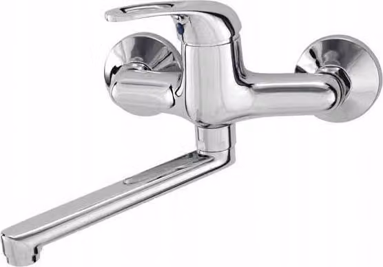 Miscelatore Per Lavabo A Parete, Bocca Mobile, Fiji