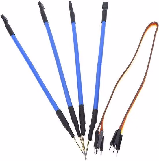 Set di sonde in plastica e acciaio con strumento diagnostico