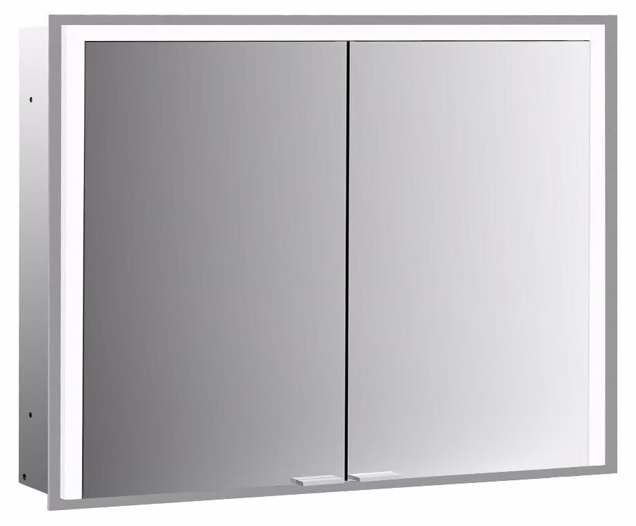 emco prime 3 armoire de toilette, 1300mm, 2 portes, modèle encastré, 949717306, 949717306