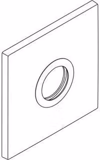 Hansgrohe disco decorativo gr.Axor Citterio WUP / DUP cromo