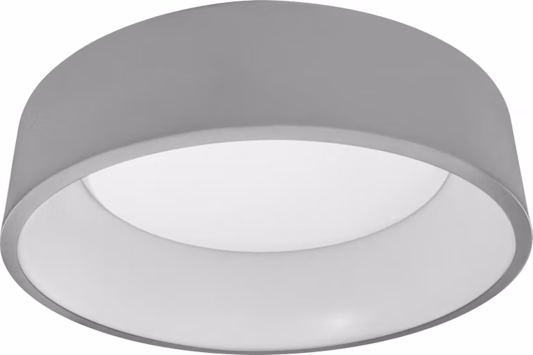 Plafoniera LED CCT 24W 2800 lm 3000- 6500 K Ø 45 cm Smart+ WiFi Tunable White Orbis Cylinder 450 grey