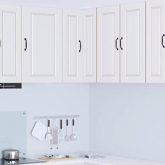 Mobile angolare a parete PORTO vidaXL Bianco L/P/H: 57 x 57 x 80 cm