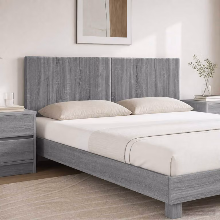 Testiera da muro vidaXL BREDA Sonoma grigio in legno ingegnerizzato