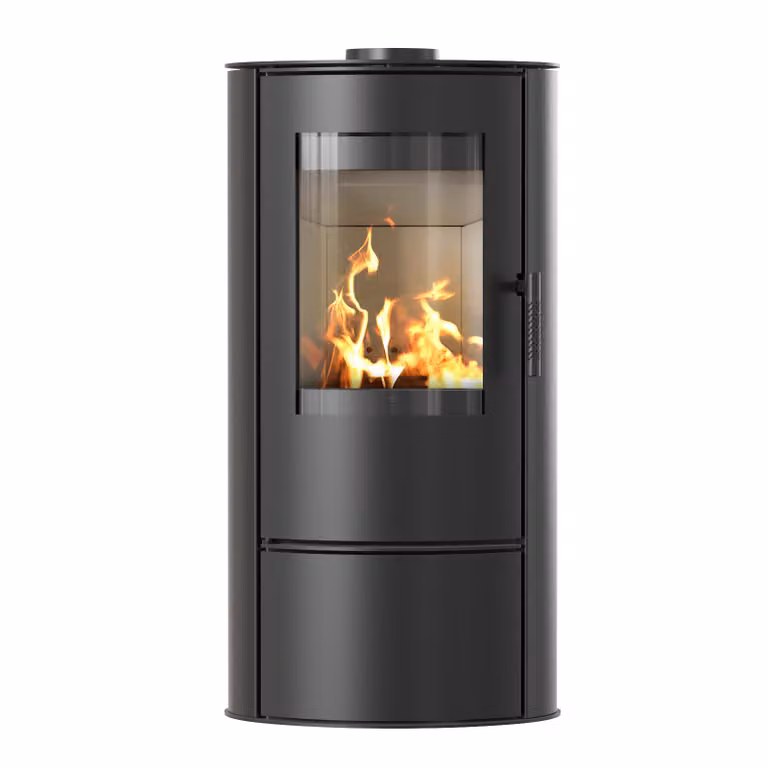 Stufa a legna a libera installazione ILDNORD LOKI 5,5 kW diametro 150 a legna