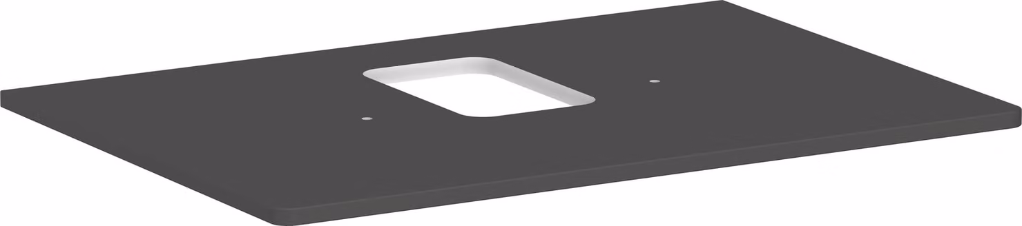 hansgrohe Xelu Q Console avec découpes au centre, 780x550, pour vasque à poser, avec trou pour robinet, 54120910, 54120910