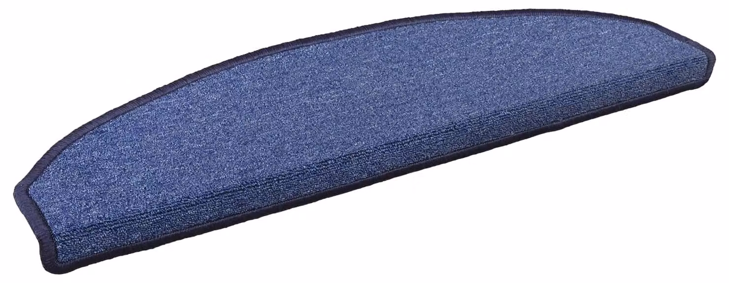 Tappetini per scale autoadesivi 15 pcs Blu 80 x 24,5 x 3,5 cm