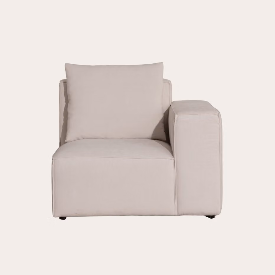 Modulo laterale destro Trevi Banak personalizzabile beige a righe per soggiorno – 2