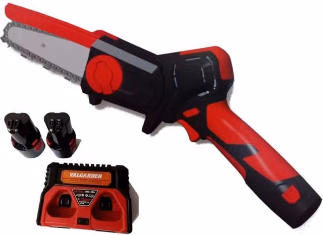 Potatore a batteria ValGarden XP 10 NP da 12,6V e 2,5Ah con 2 Batterie e Caricabatterie