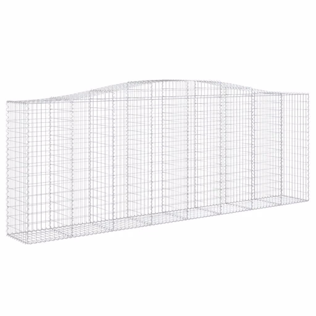 Cesto Gabbione ad Arco 400x50x140/160 cm Ferro Zincato