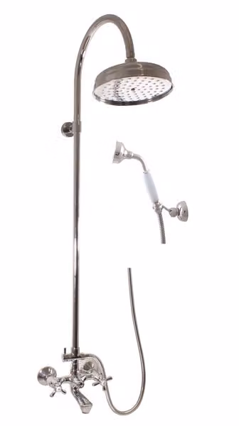 Slezák-RAV Miscelatore per bagno Slezák RAV Morava con soffione e doccetta MK154/3 Colore: cromo, Dimensioni: 100 mm