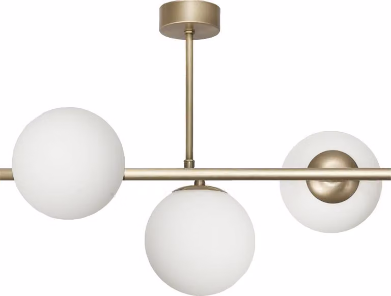 Lampada da soffitto Lampadario Paralumi in vetro Sfere E14 LED Titan Patina 14-906
